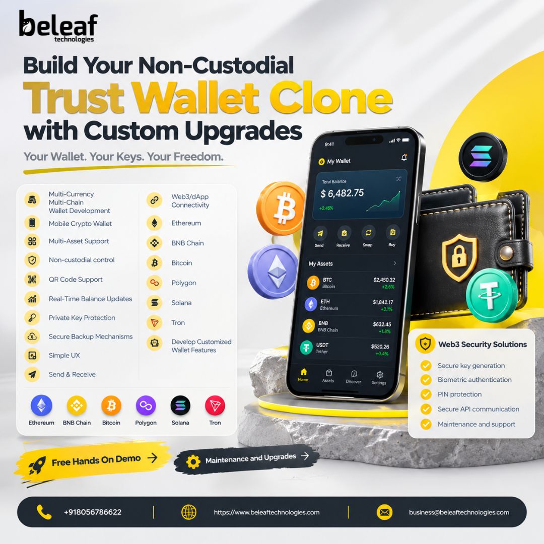 Build Your Non-Custodial Trust Wallet Clone with Custom Upgrades 